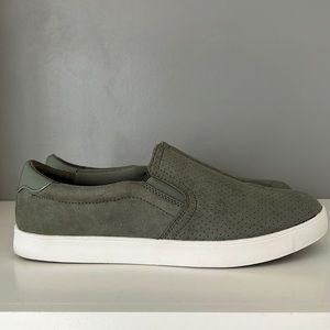 Dr Scholl's Women's Madison Slip-on Size 9.5 Olive Green Memory Foam Lig…